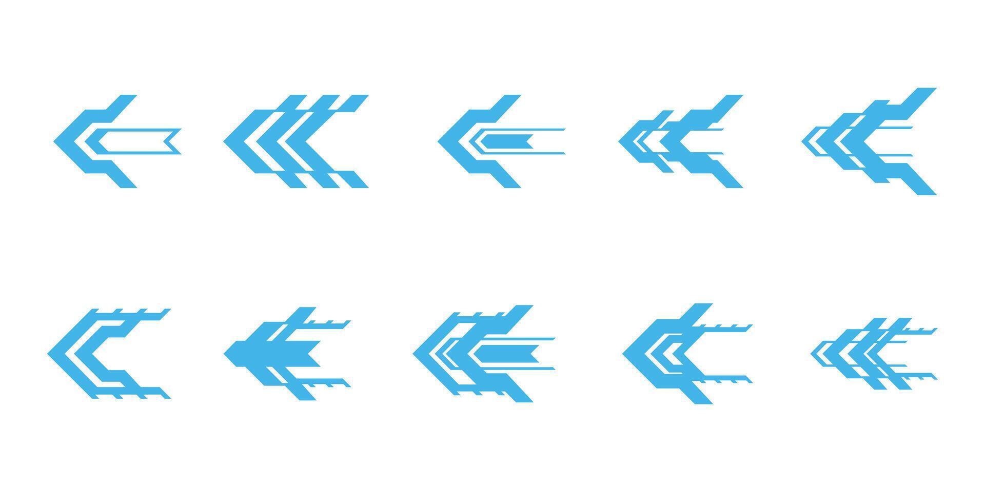 Futuristic Arrow Illustration vector