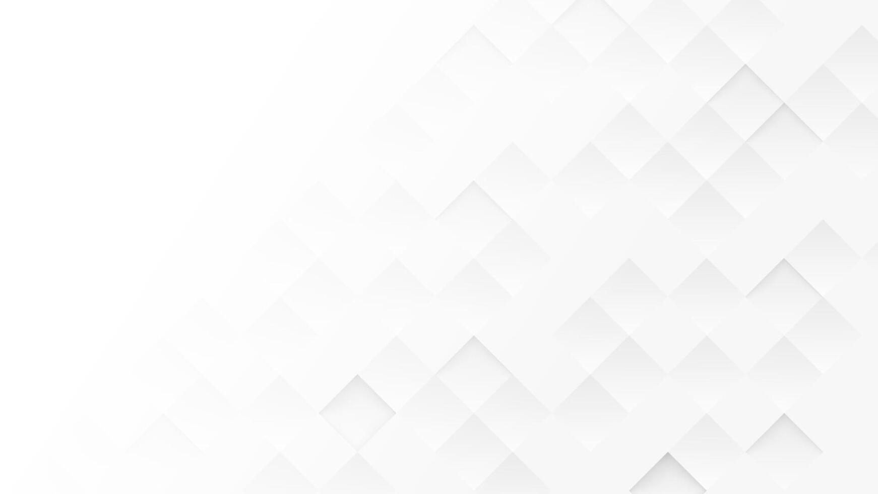 Abstract white square background vector