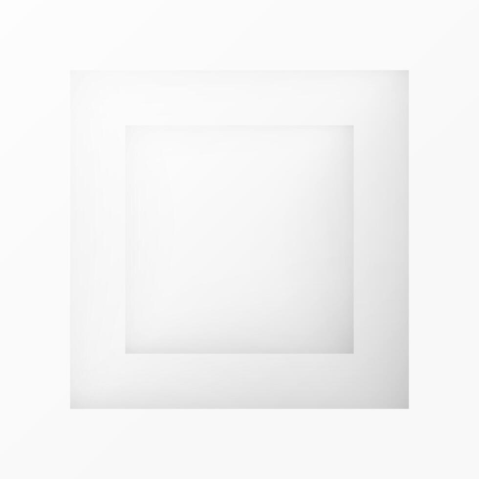 Minimal bank frame white background vector