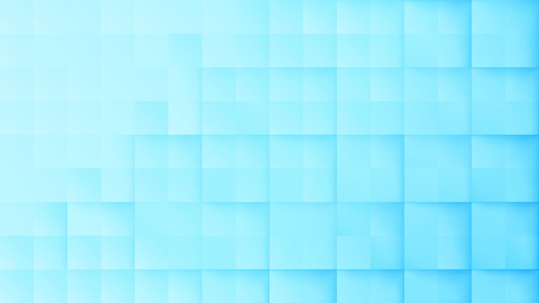 Abstract Blue square cube background vector