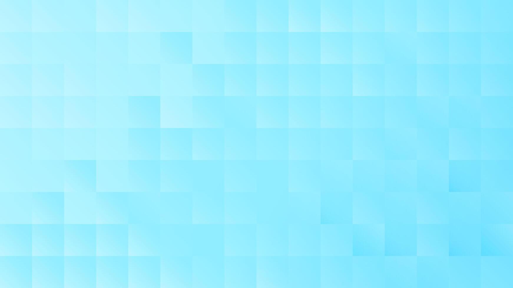 Abstract sky blue cube background vector