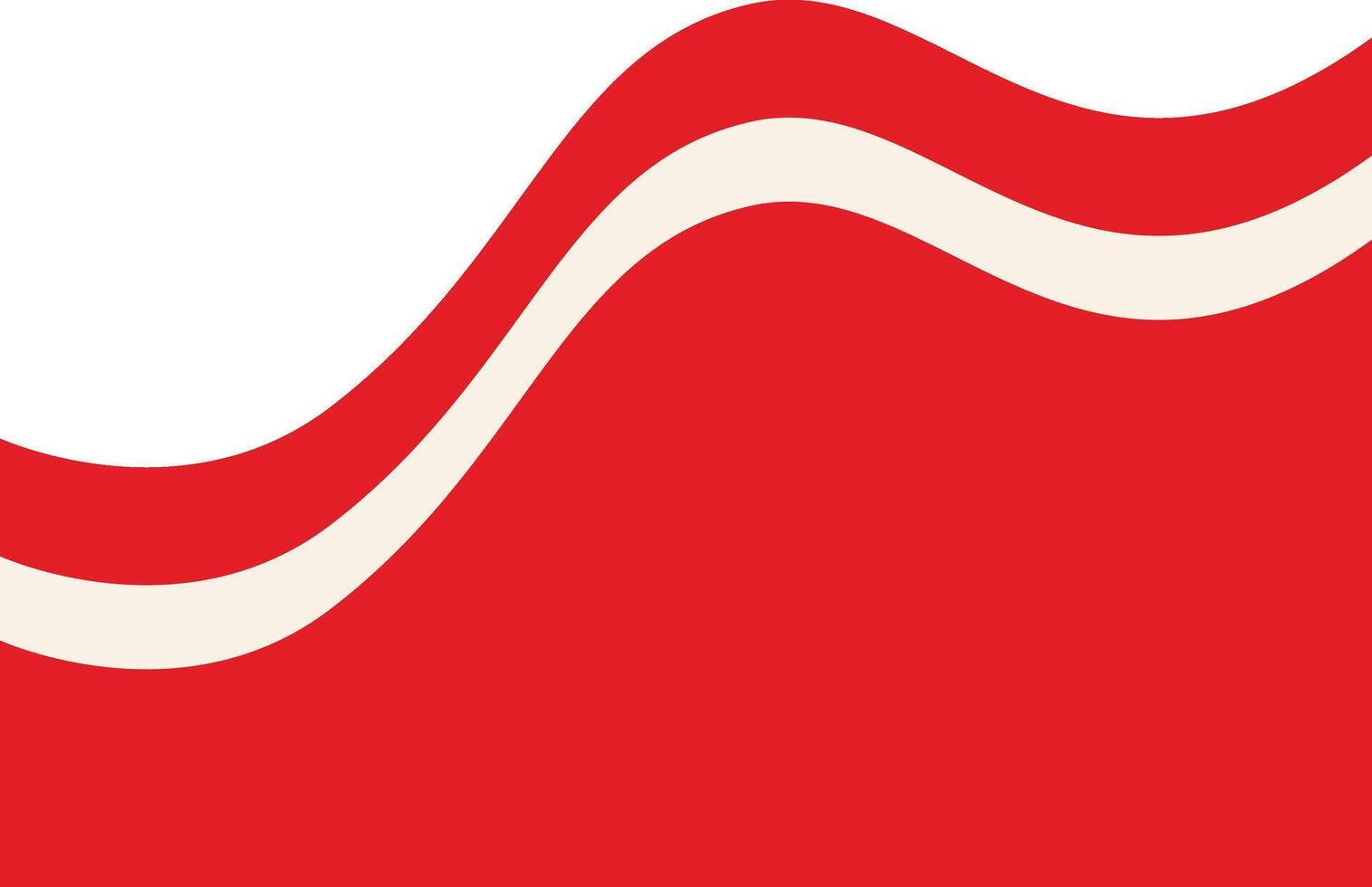 Indonesian Flag Ribbon. vector