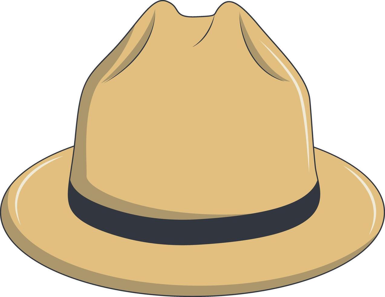Wild West Cowboy Hat Isolated on White Background vector