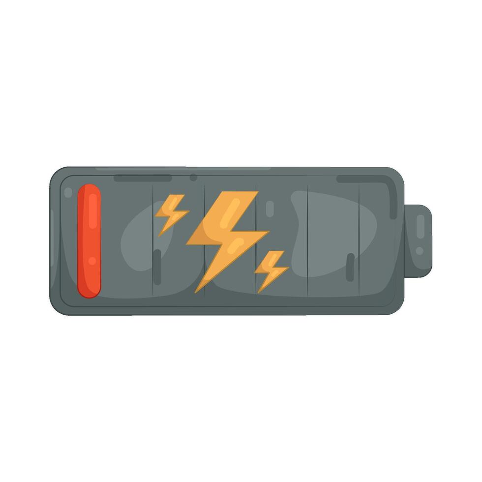 Empty Battery Illustration vector