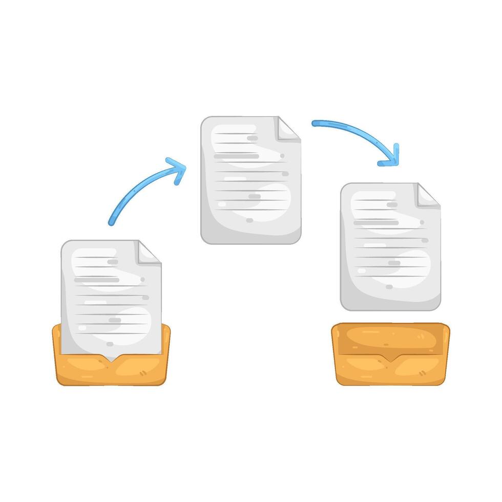 File Transfer illustration vector