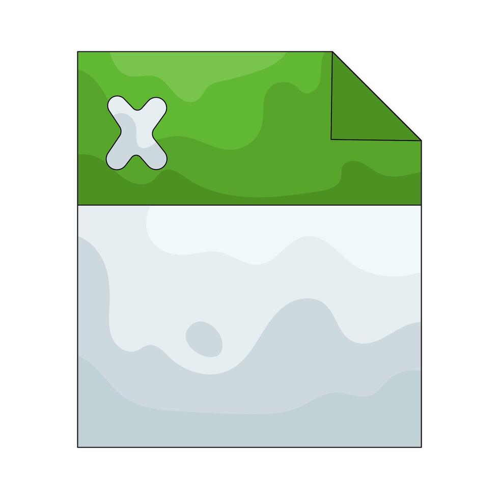 Excel Sheet Illustration vector