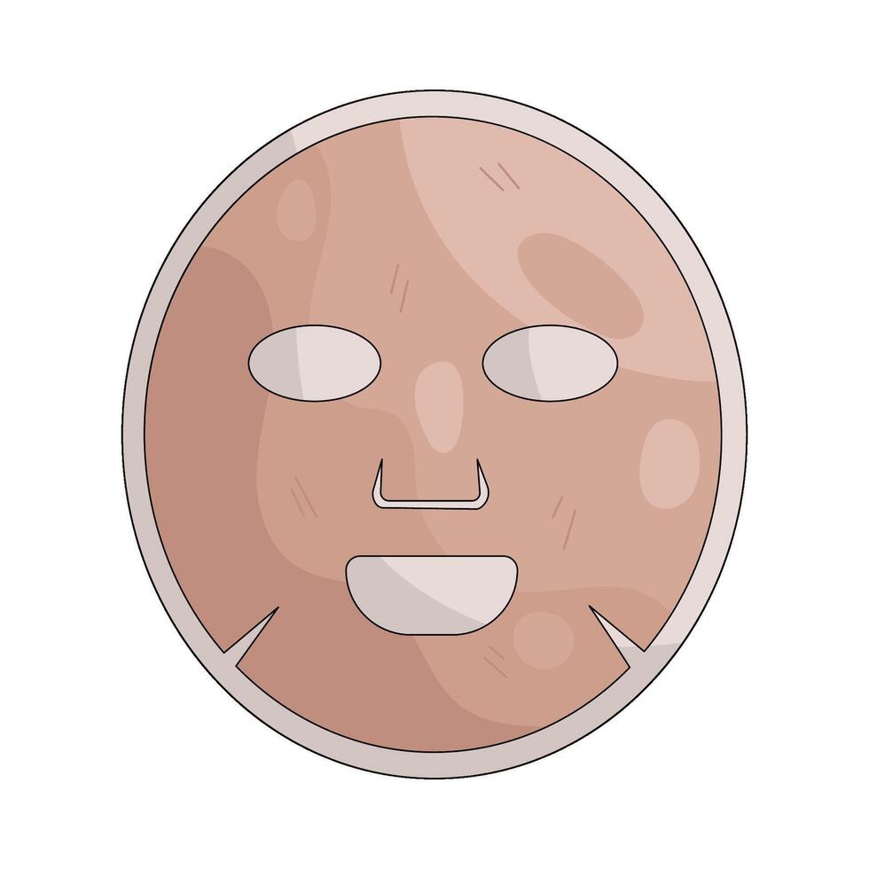 Sheet Face Mask vector