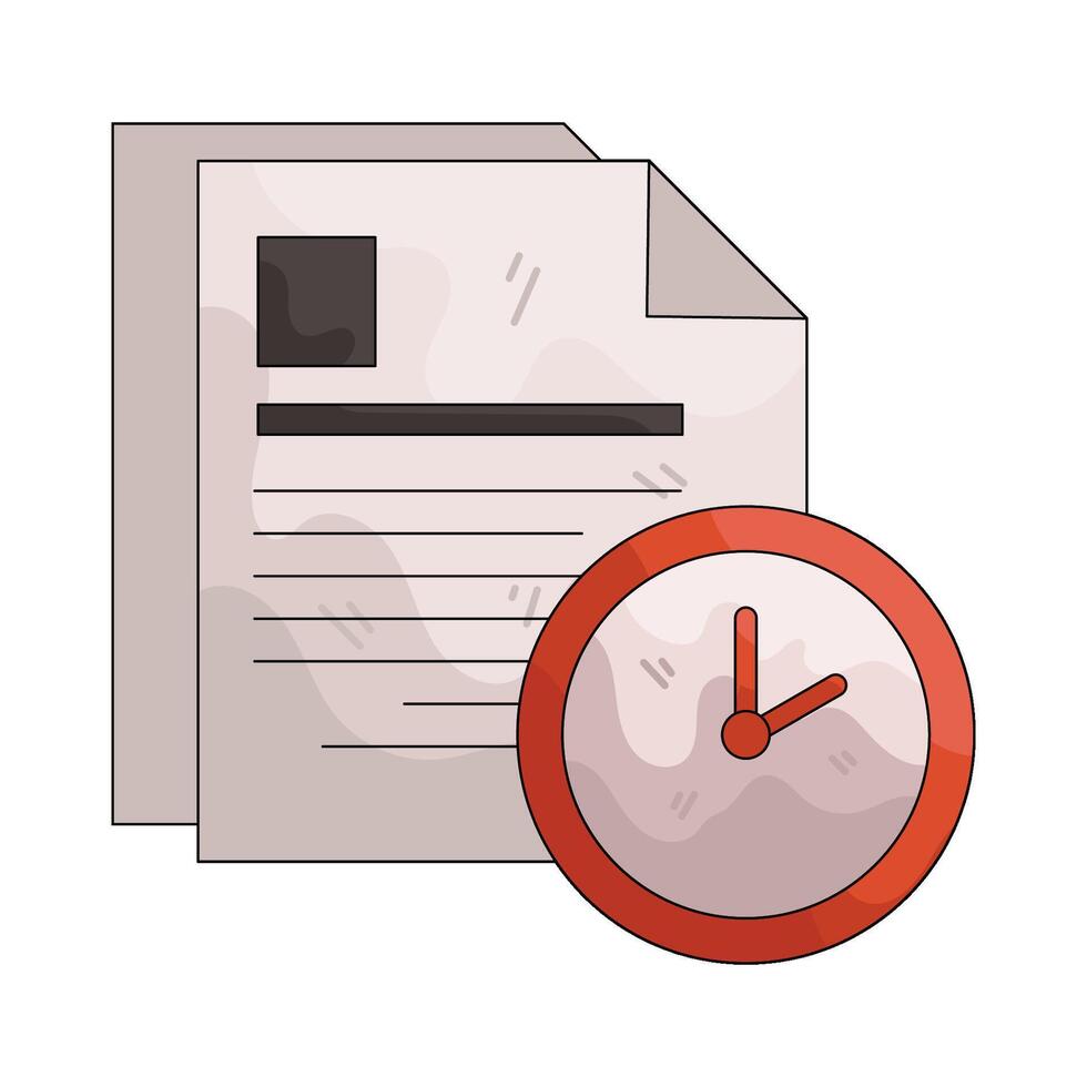 Recent File illustration vector