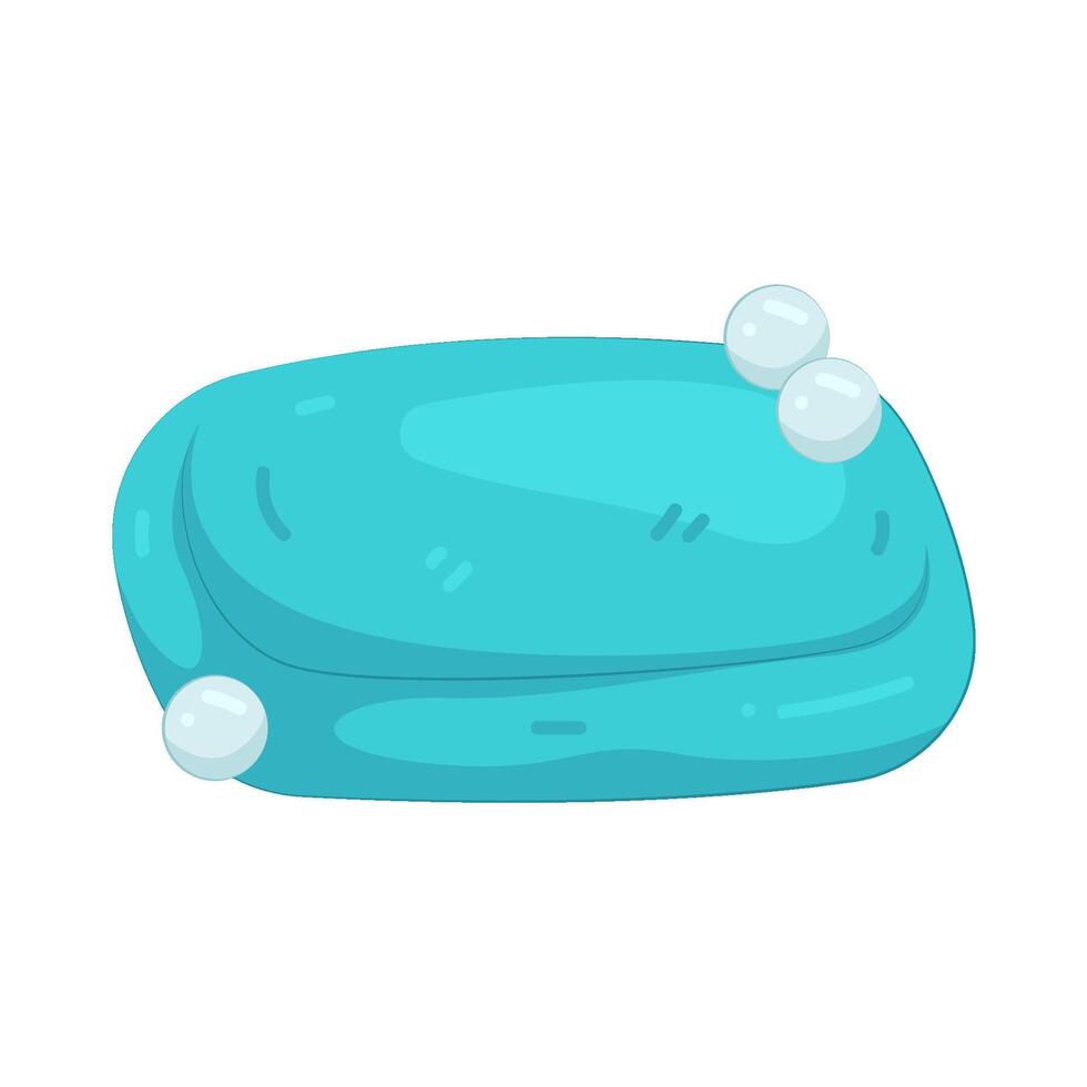 Blue Bar of Soap vector