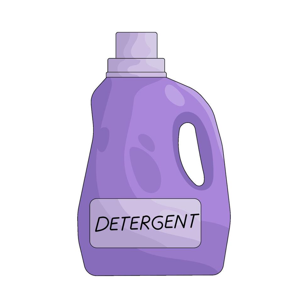 Bottle of Laundry Detergent vector