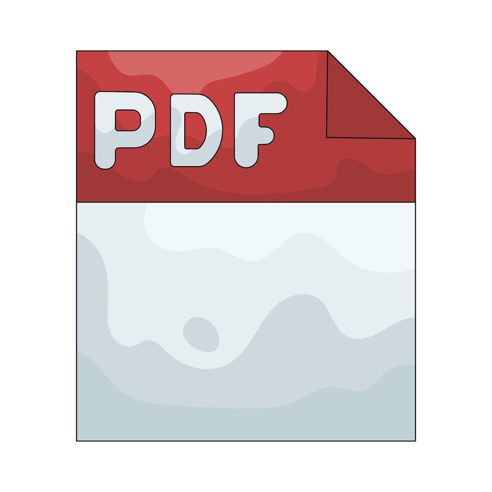 PDF File illustration vector