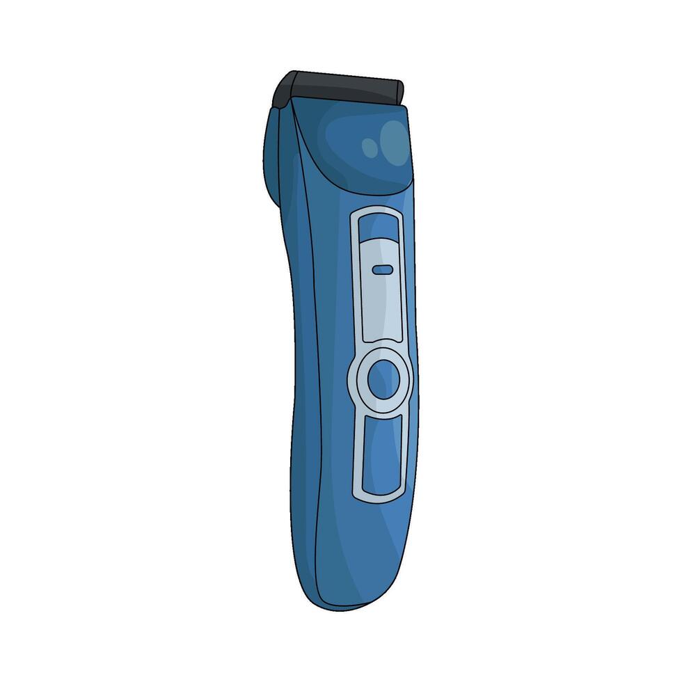 Blue Hair Trimmer vector