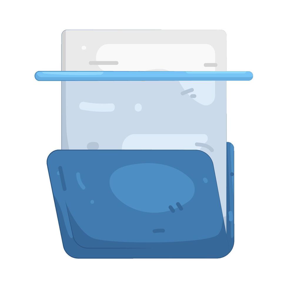 Folder scan illustration vector