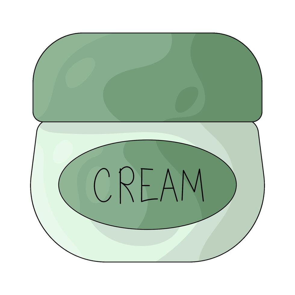 Jar of Cream vector