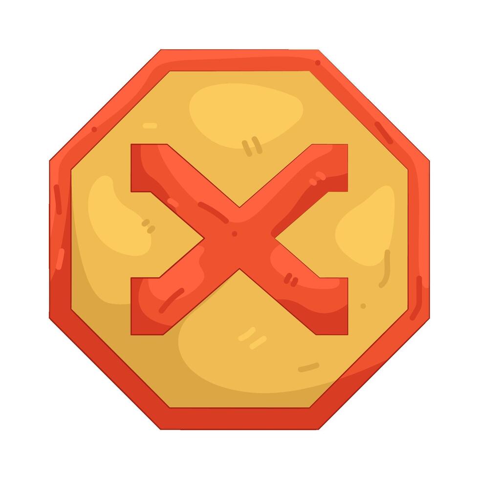 Red Cancel illustration vector