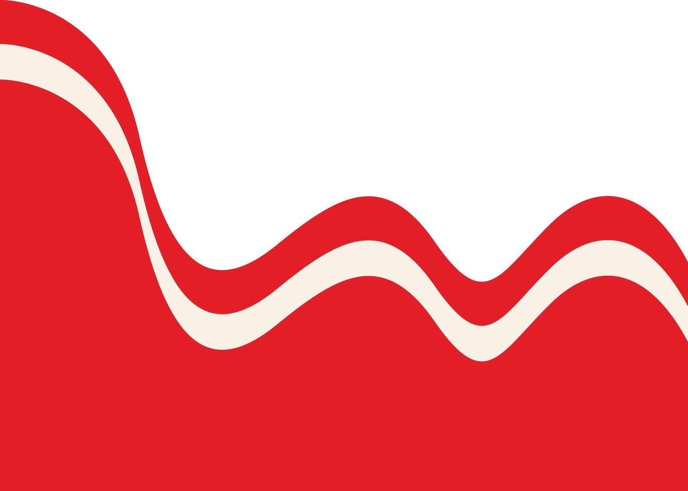 Indonesian Flag Ribbon in Flat Design vector