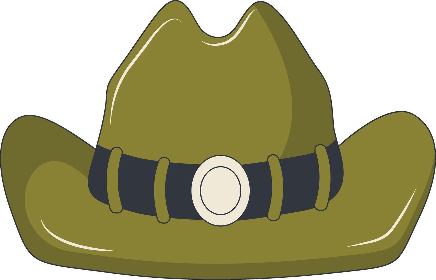Wild West Cowboy Hat. vector