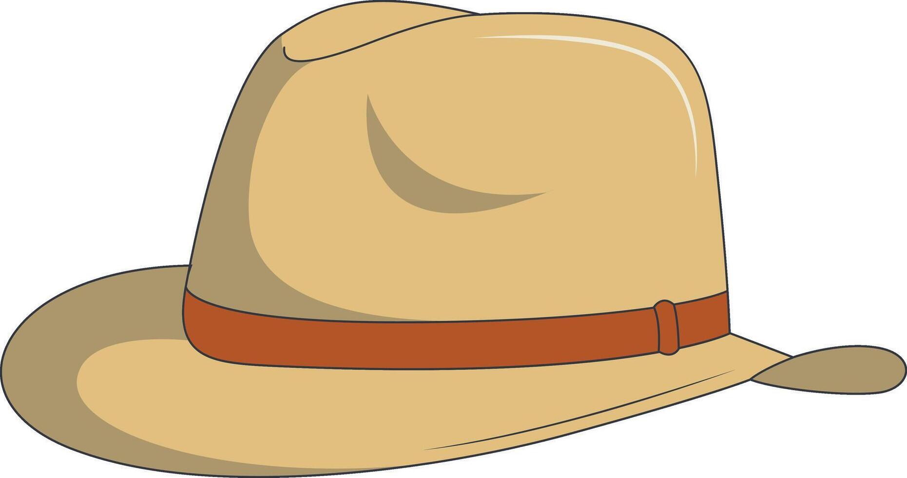 Wild West Cowboy Hat in Cartoon Style vector