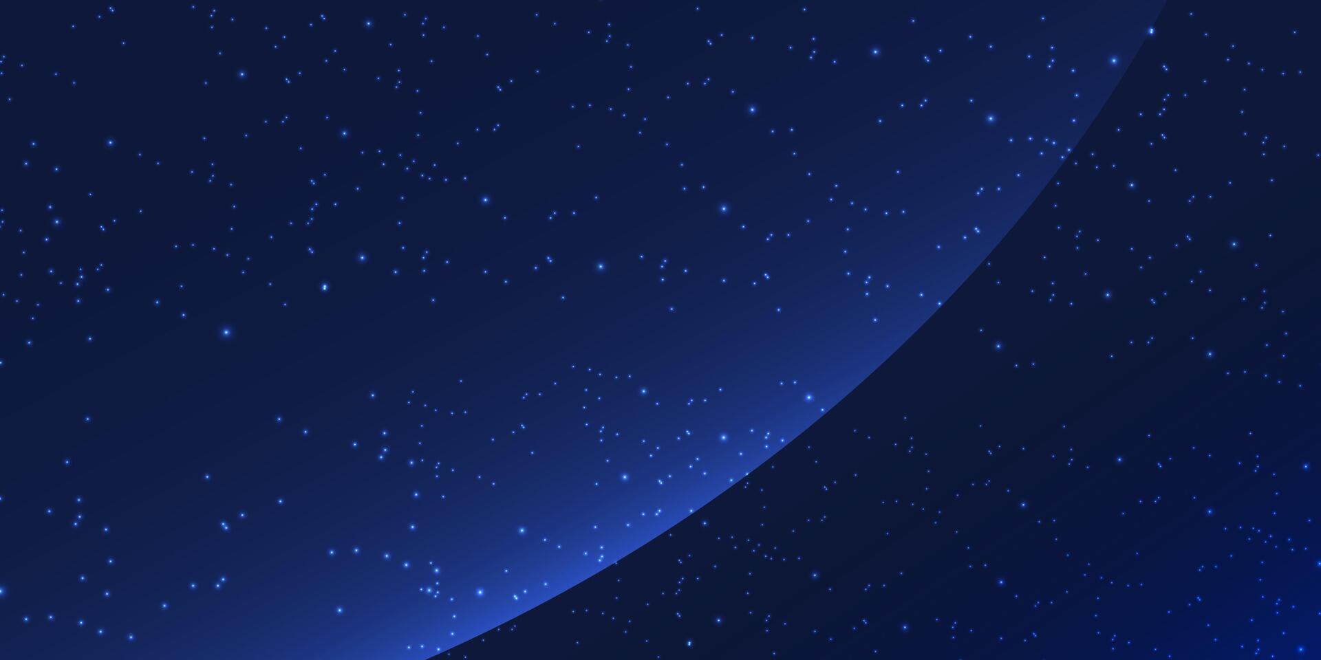 Abstract dark blue background, banner, template, space, sky stars, cover, wallpaper, art, presentation, illustration vector