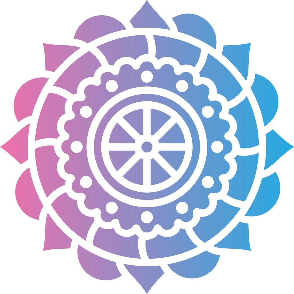 Mandala Simple Frame Object vector