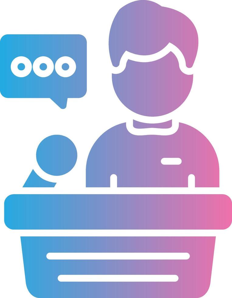 Speech Creative Design Token vector