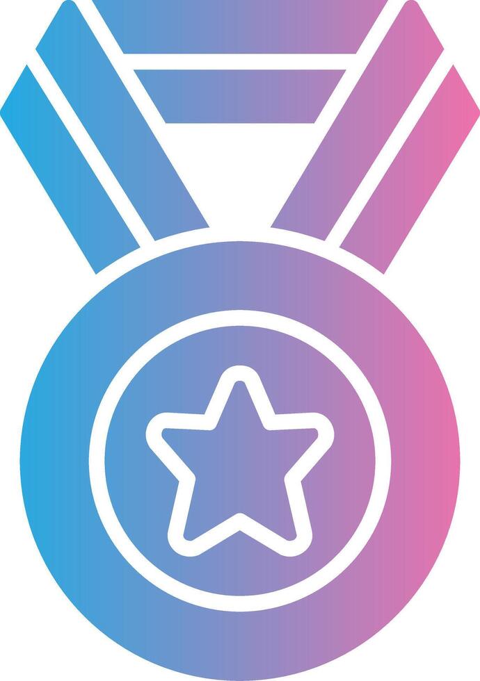 Medal Refined Shape Symbol vector