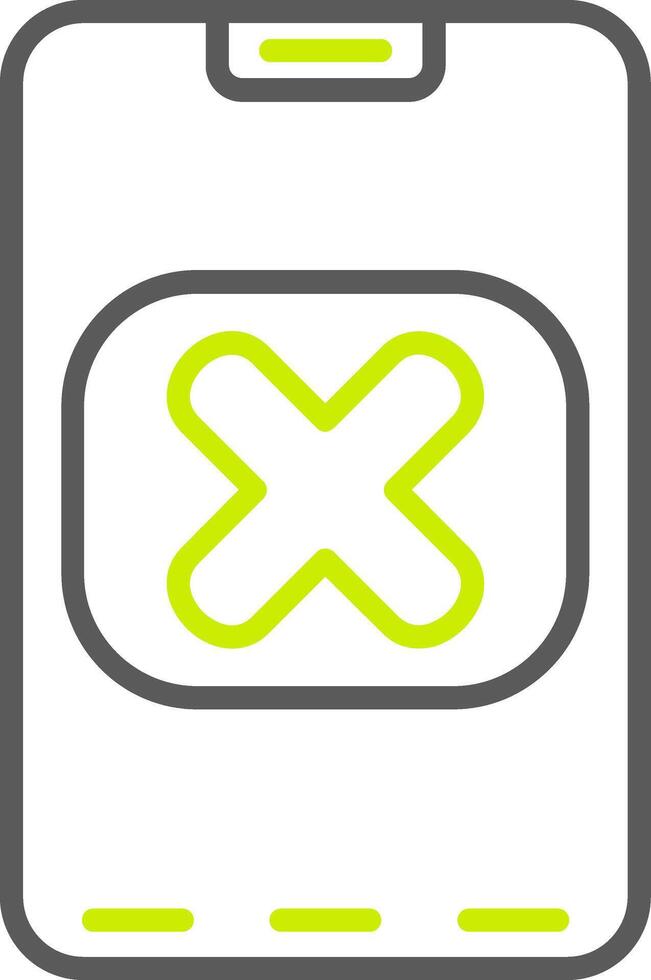 Smartphone Universal Visual Symbol vector