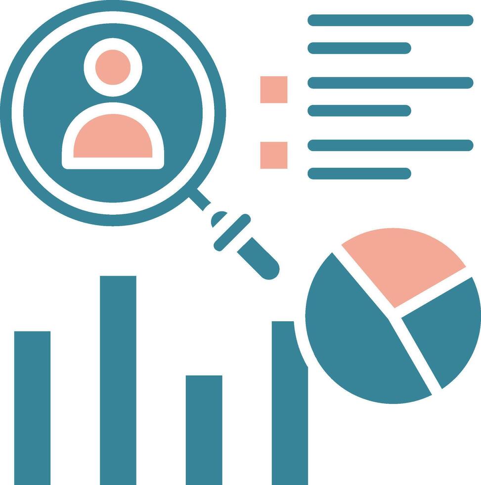 Analytics Advanced Line Graphic vector