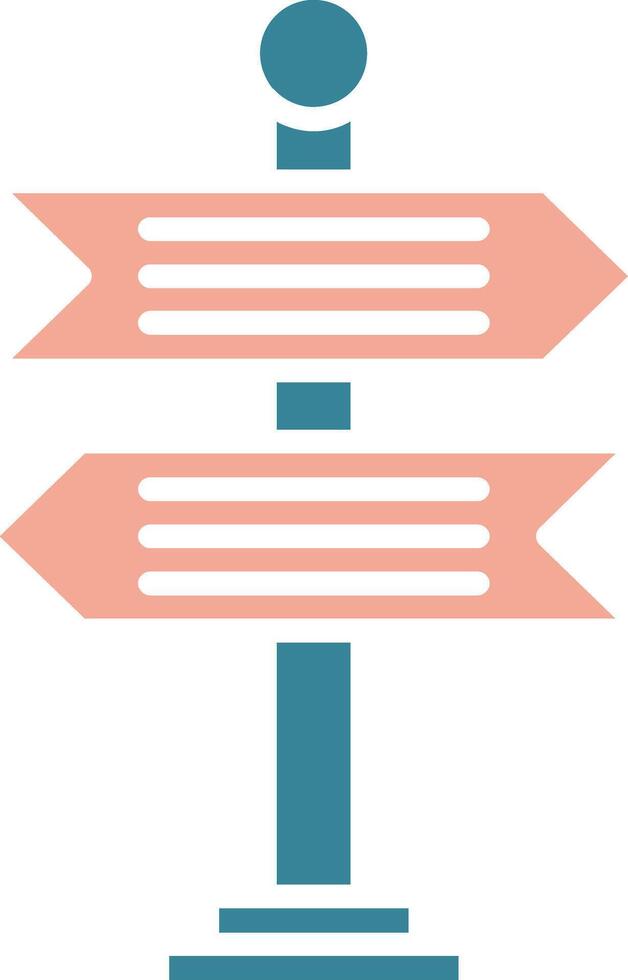 Road Sign Ultra Clean Mark vector