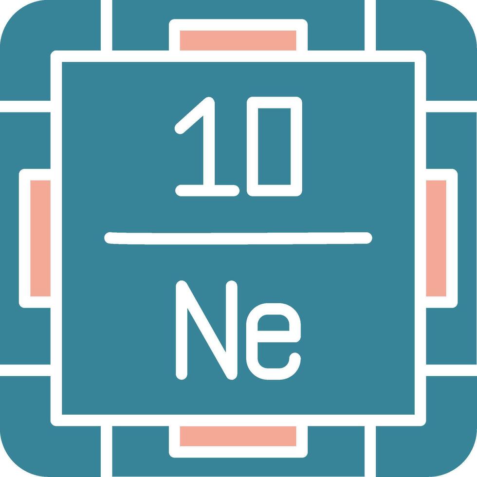 Neon Refined Shape Symbol vector
