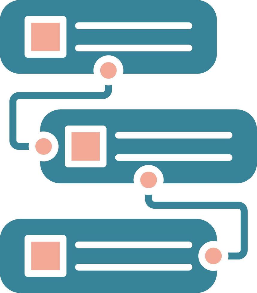Prioritization Color Block Symbol vector