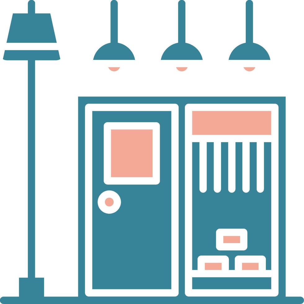 Wardrobe Responsive Web Emblem vector