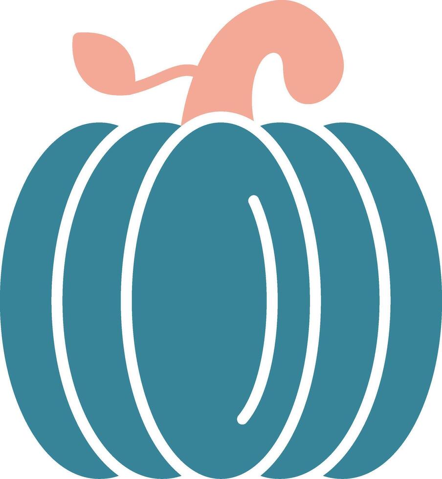 Pumpkin Simple Frame Object vector