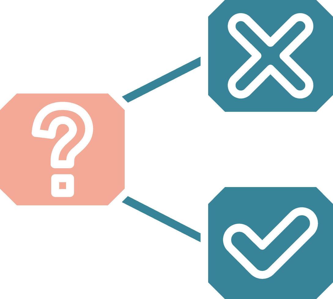 Check Color Block Symbol vector