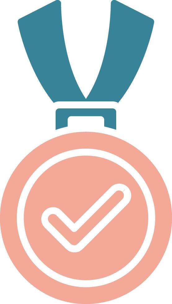 Medal Creative Frame Token vector