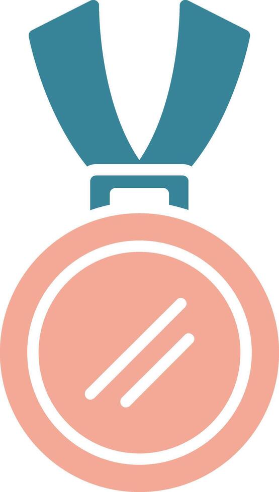 Medal Bold Grid Emblem vector