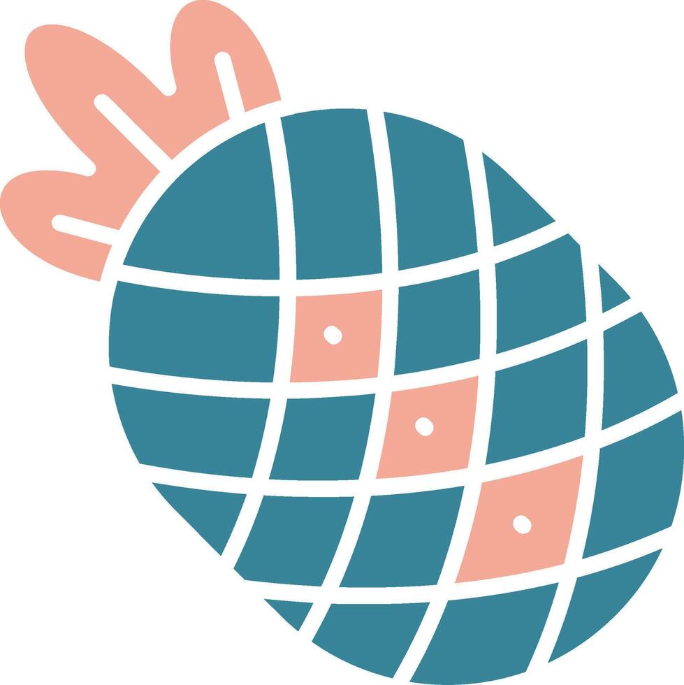 Pineapple Highlighted Badge Graphic vector