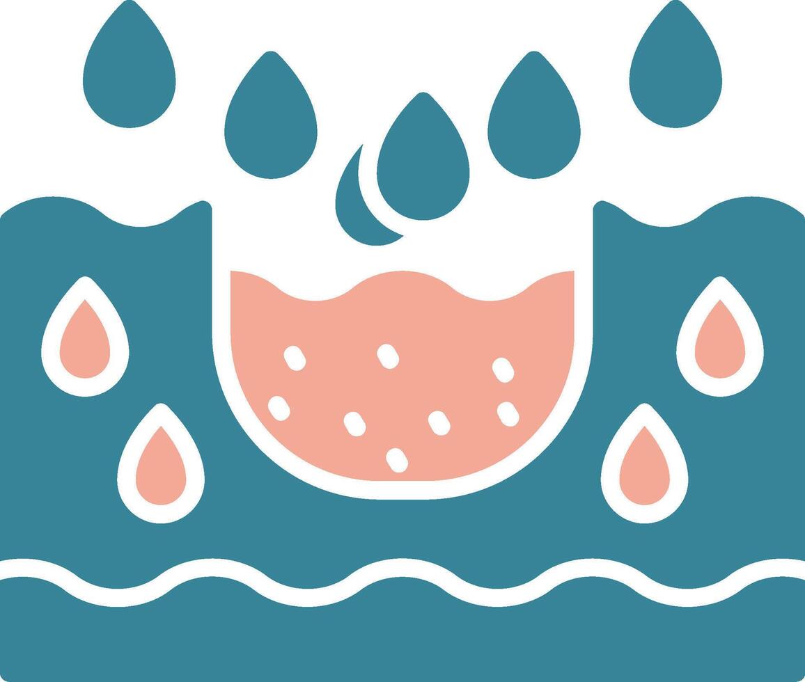 Water Conceptual App Symbol vector