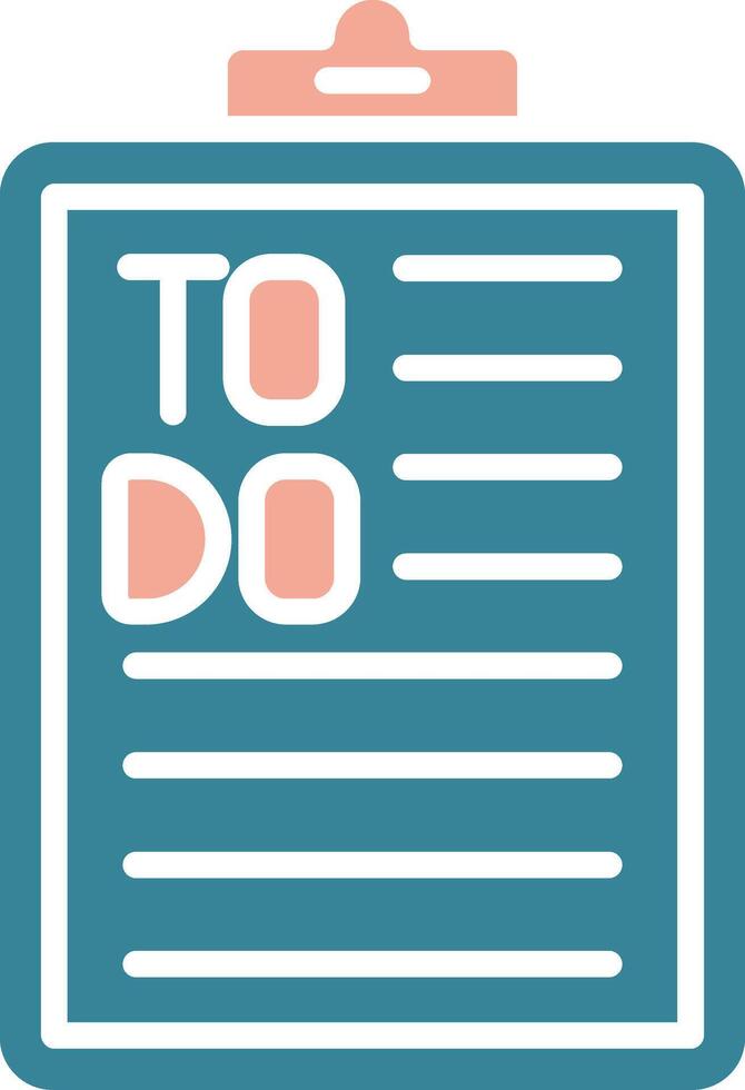 To Do List Crystal Clear Object vector