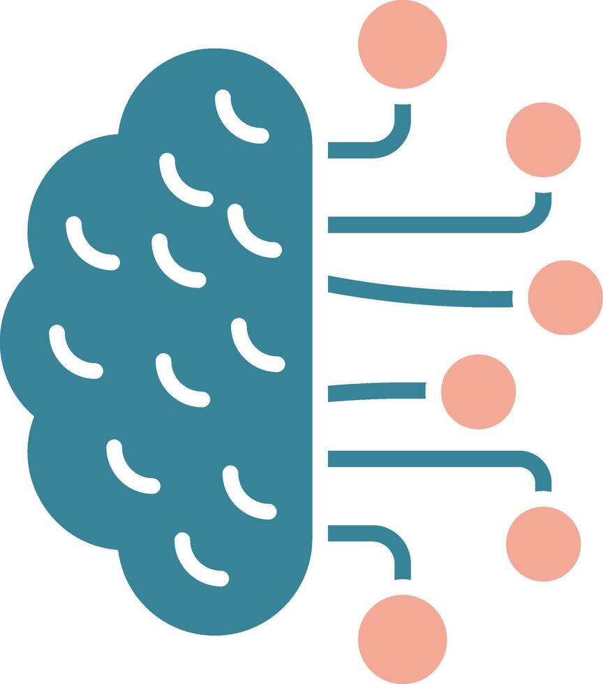 Artificial Intelligence Smooth Web Graphic vector