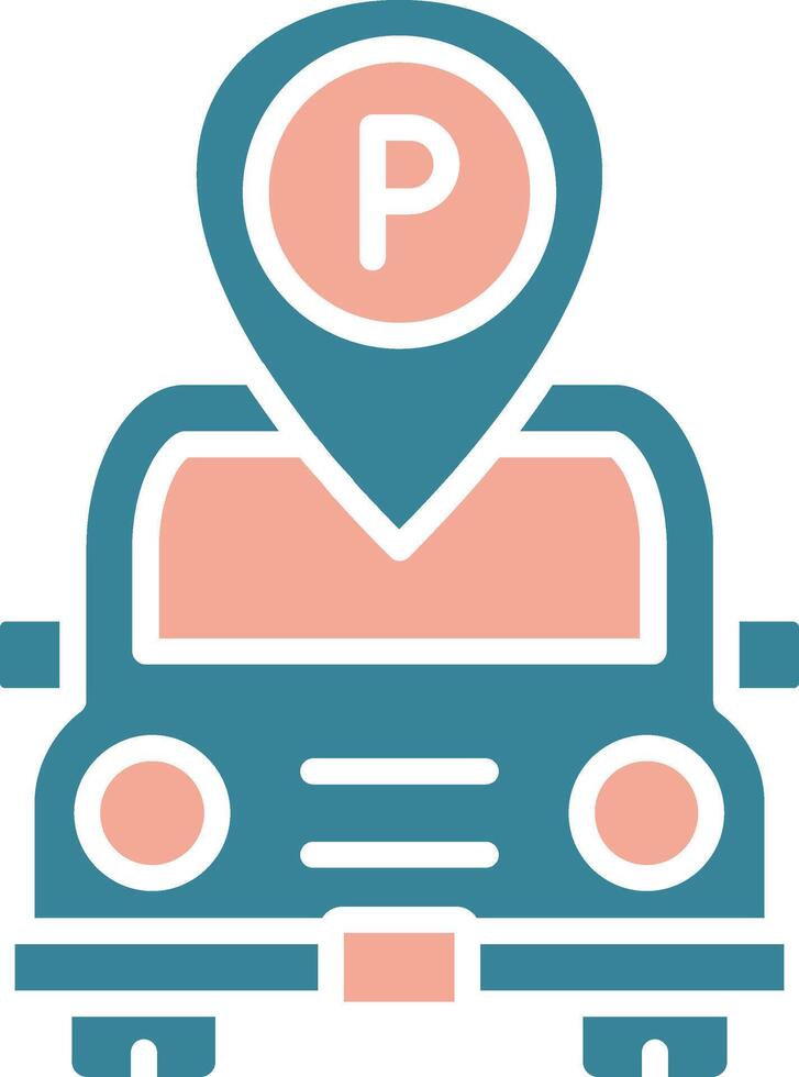 Parking Bright Web Symbol vector