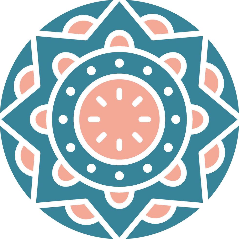 Mandala Sleek Visual Element vector
