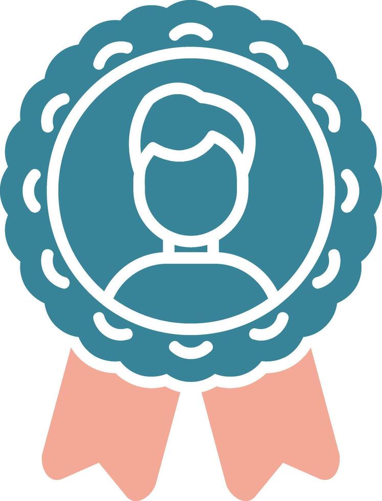 Medal Pastel Grid Symbol vector