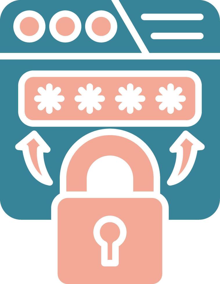 Password Smooth Shape Graphic vector