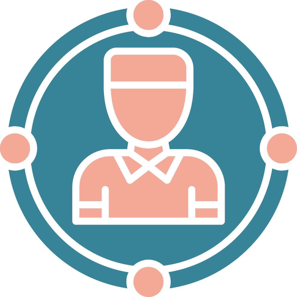 User Highlighted Badge Graphic vector