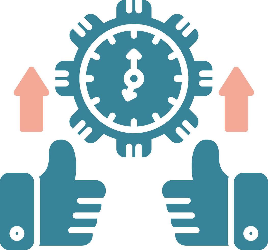 Time Management Ultra Thin Mark vector