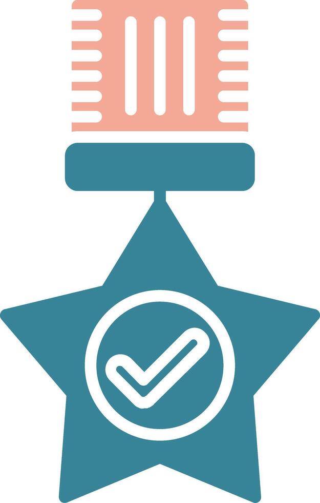Medal Tech Badge Concept vector
