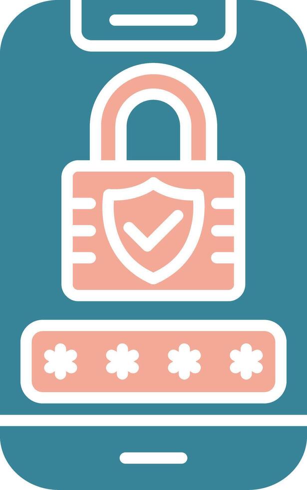 Security Sharp Outline Badge vector