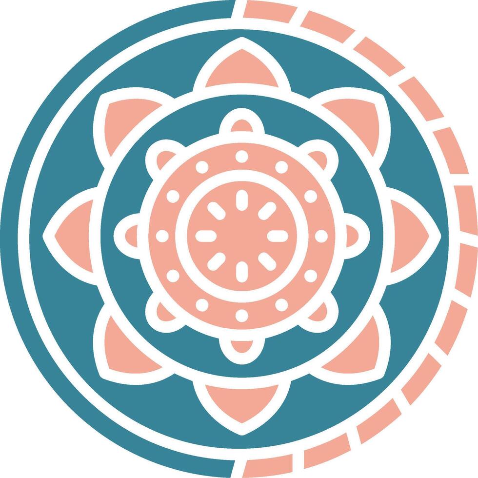 Mandala Creative Frame Token vector