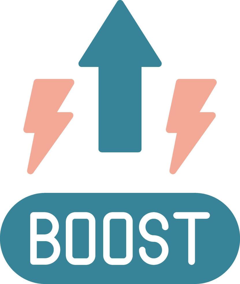 Boost Smooth Shape Graphic vector